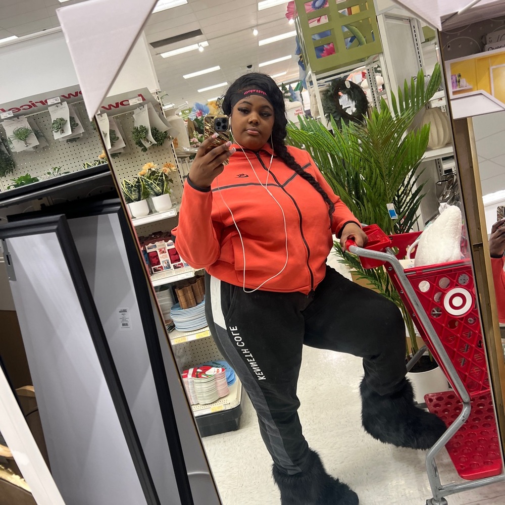 Nike tech jacket red